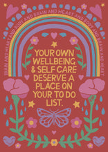 Load image into Gallery viewer, Brain and Heart and Body A6 Postcard