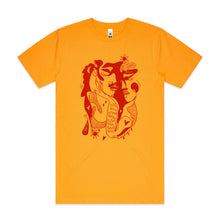 Load image into Gallery viewer, Reconnect T-shirt (Yellow and Red)
