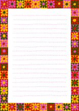 Load image into Gallery viewer, PREORDER Snail Mail Letter Writing Set (Funky Flower Print)
