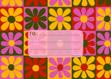 Load image into Gallery viewer, PREORDER Snail Mail Letter Writing Set (Funky Flower Print)
