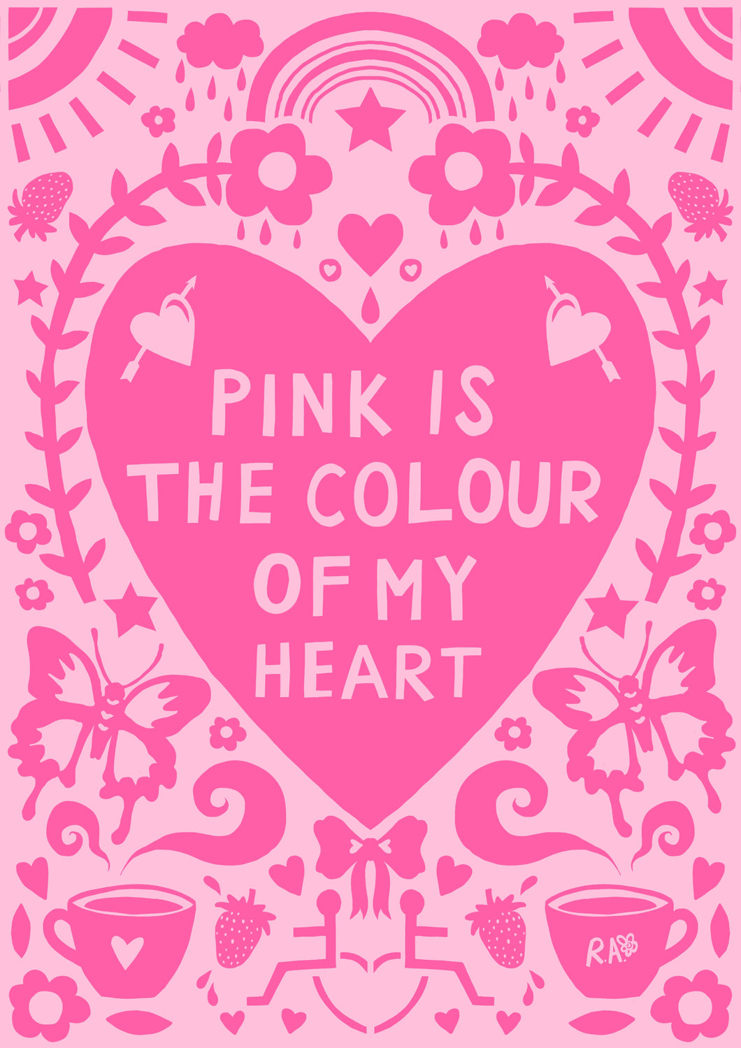 An Ode to Pink - A4 Print