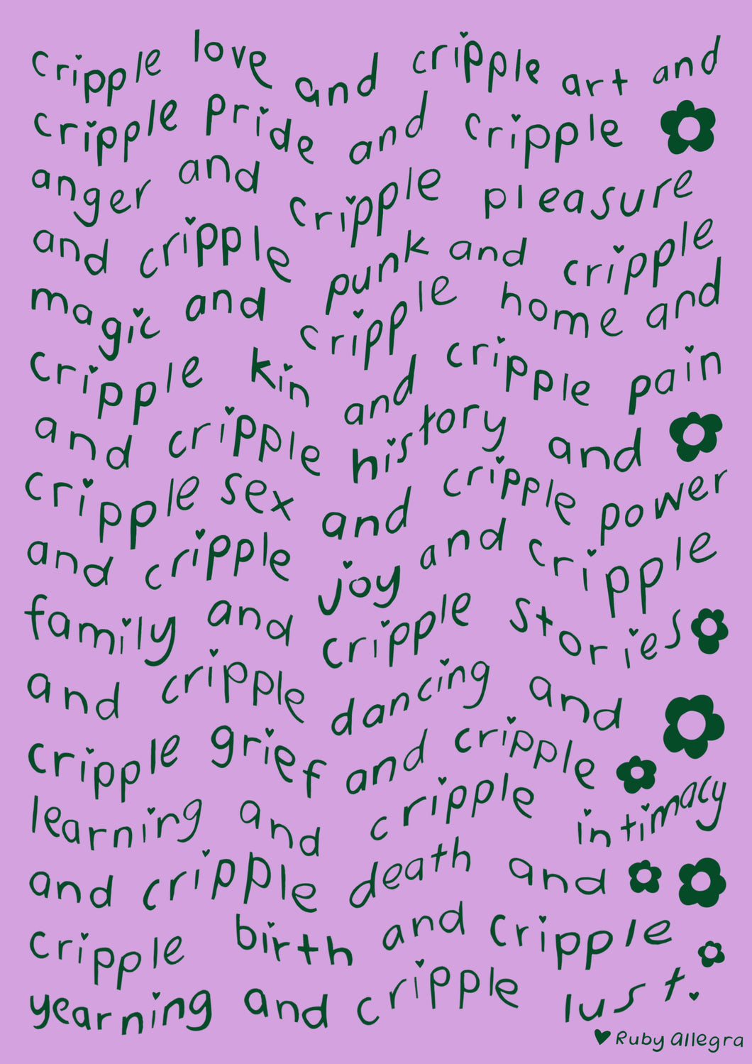 cripple love - A4 Digital Download File