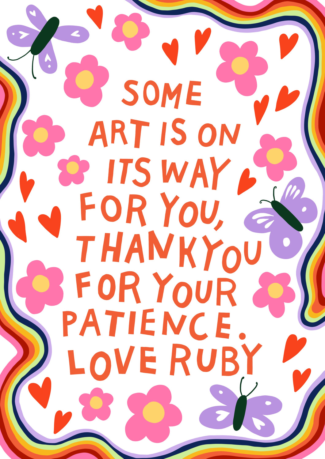 Art is on its way!